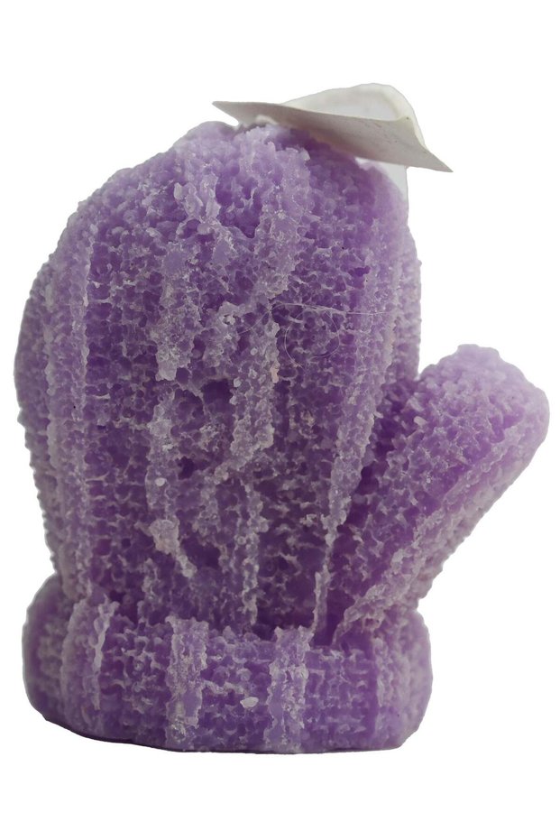 Gloves Shaped Scented Candle Lavender/ Dried Flower Candles/ Flower Candles/ Perfumed Candles/Fragr