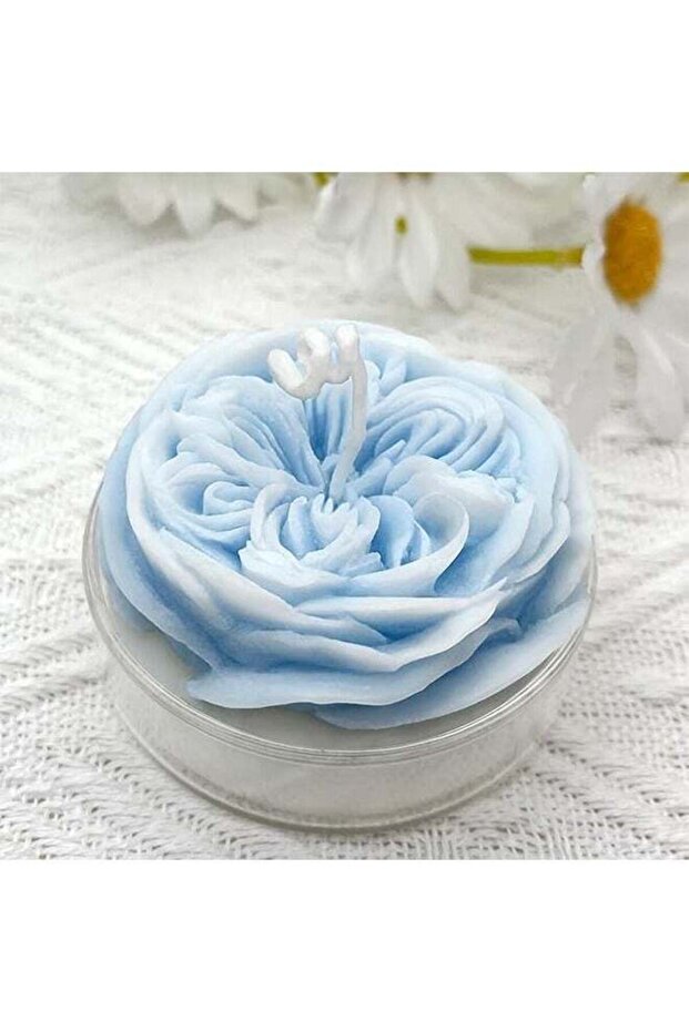 Rose Candle Lady Gift, Long-Lasting Soy Wax Scented Candle, Room Decoration Lovely Flower Shaped Sc