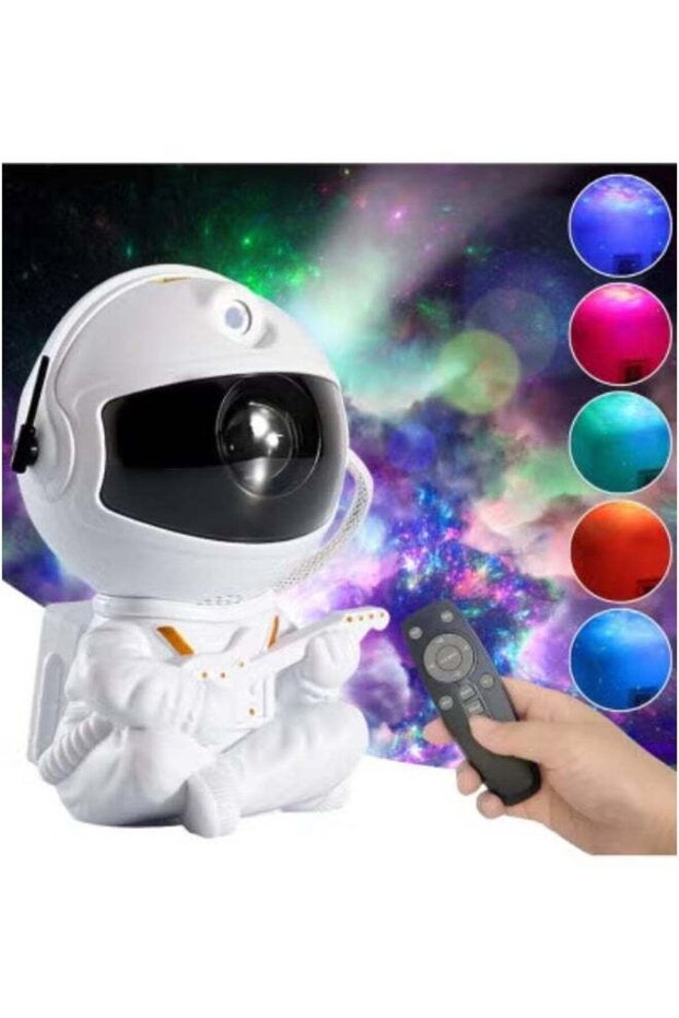 Starry Sky Projector Astronaut – LED Night Light Projector with Remote Control, Galaxy Starry Proje