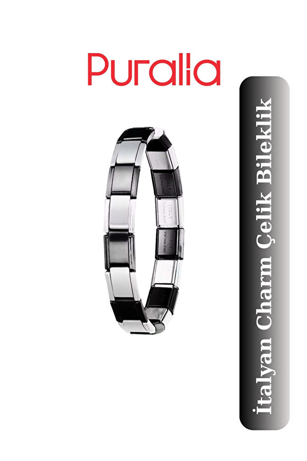 Italian Charm Steel Bracelet - Without Writing