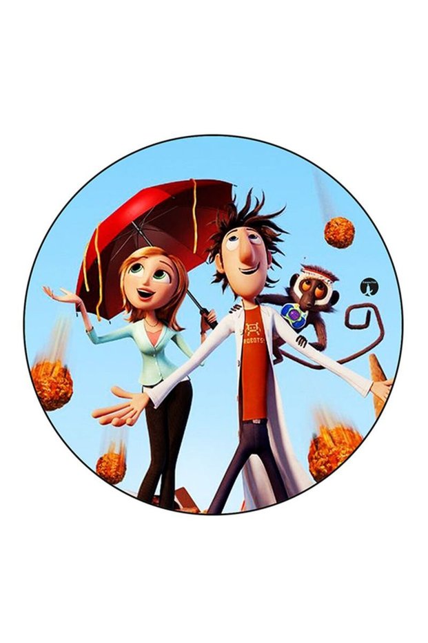 Cloudy With A Chance Of Meatballs Printed Fridge Magnet Multicolour