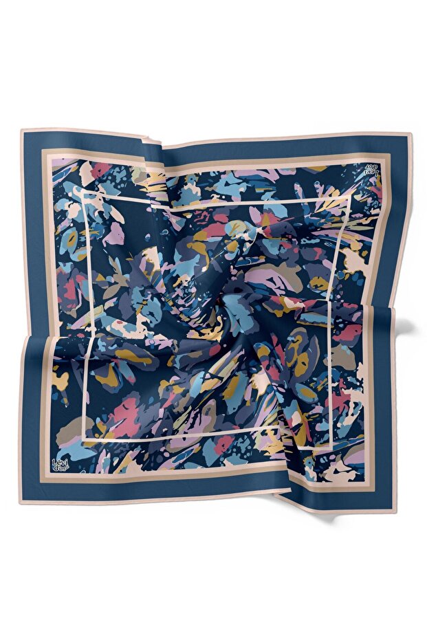 Batik Desen Işıltılı Kristal Eşarp - 2