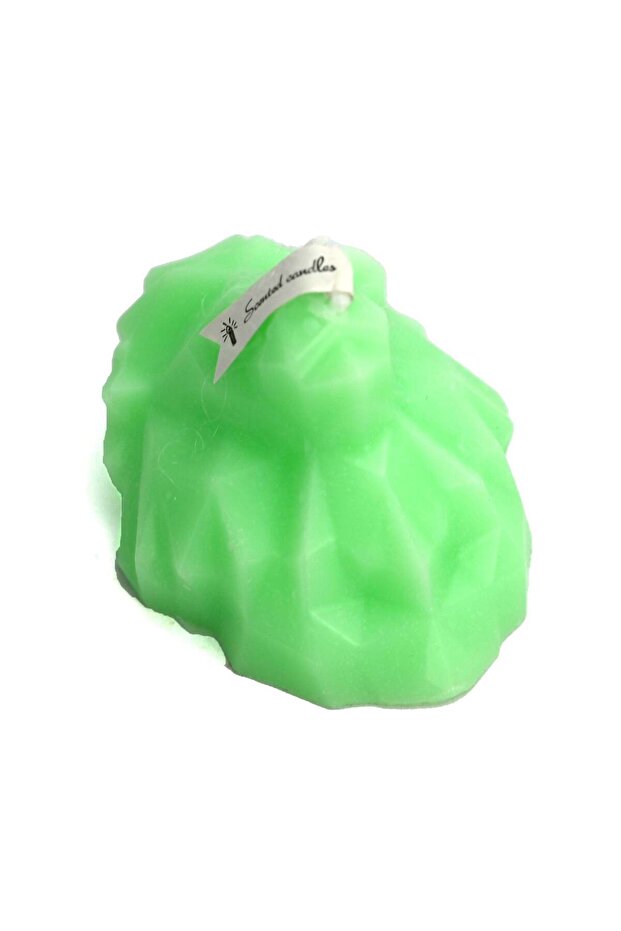 Green Colour Home Decorative Accessories Gift For Friends, Green Iceberg Shaped Scented Candle For