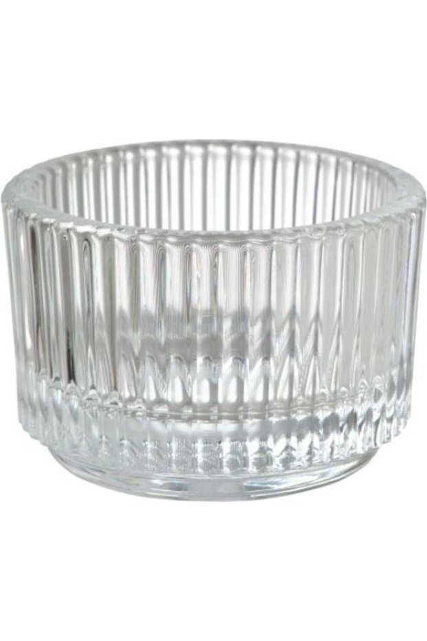 Elegant Tealight Candle Holder Clear 3.5cm