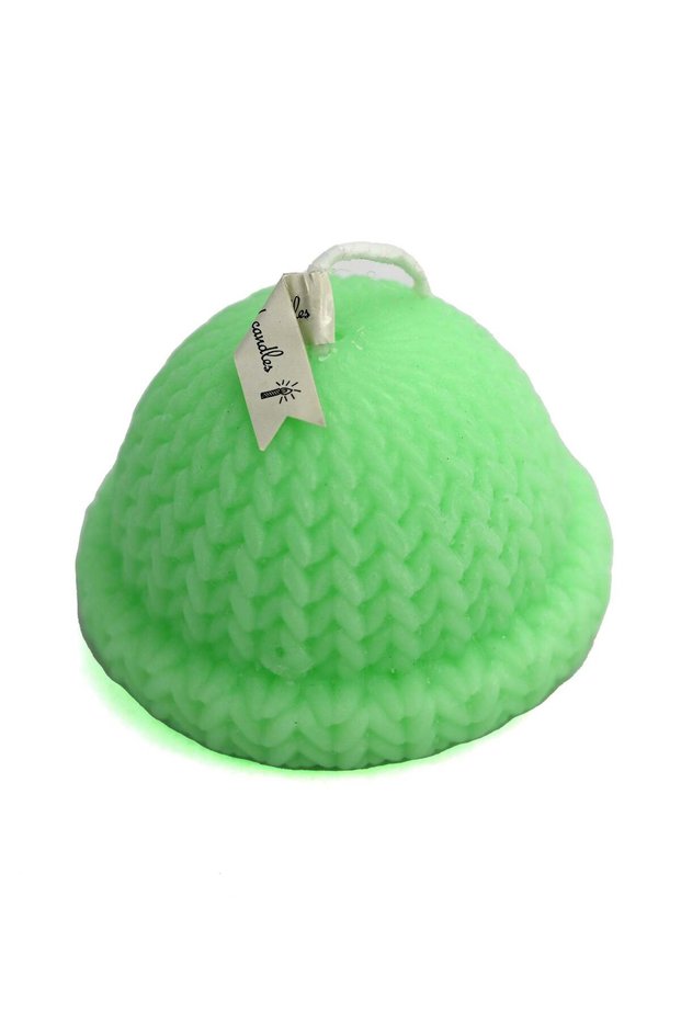 Beanie Hat Shaped Scented Candle Pomelo/ Aesthetic Candle Scented for Home, Office, Living Room / A