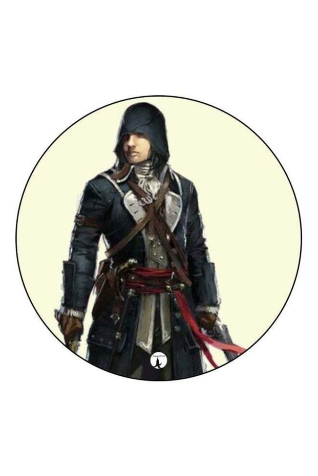 Warrior Printed Fridge Magnet Beige/Black/Red