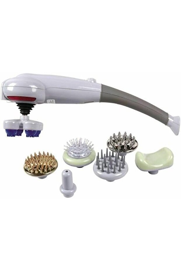 Electric Handheld Full Body Massager, 7 Attachments, Deep Tissue Muscle Relaxer, Adjustable Speed, W