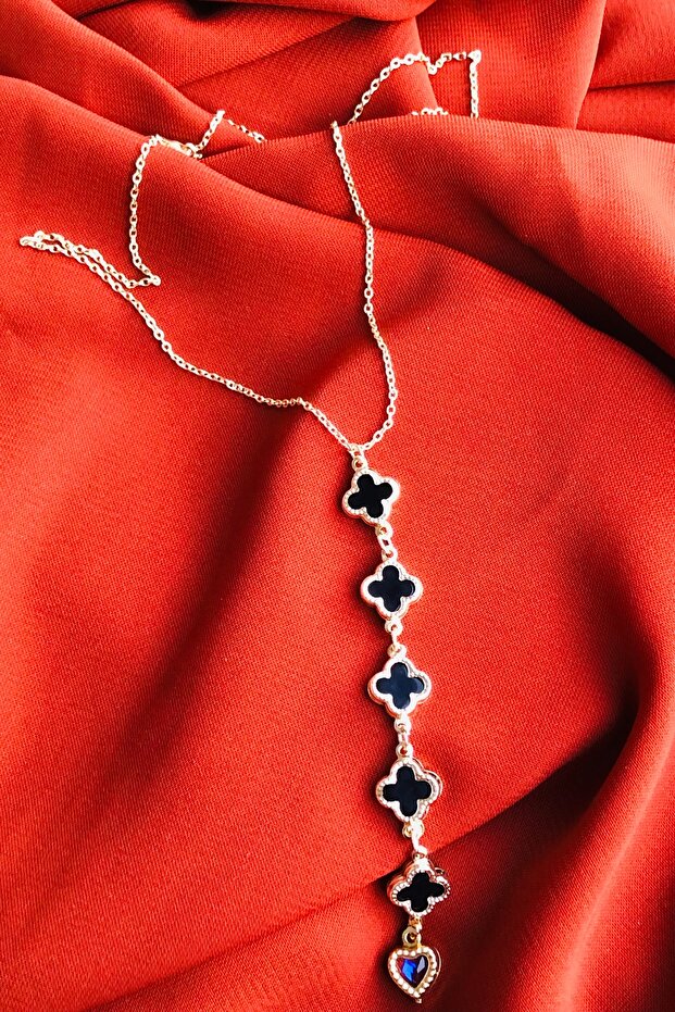 Y Kolye Yonca Desenli - 3