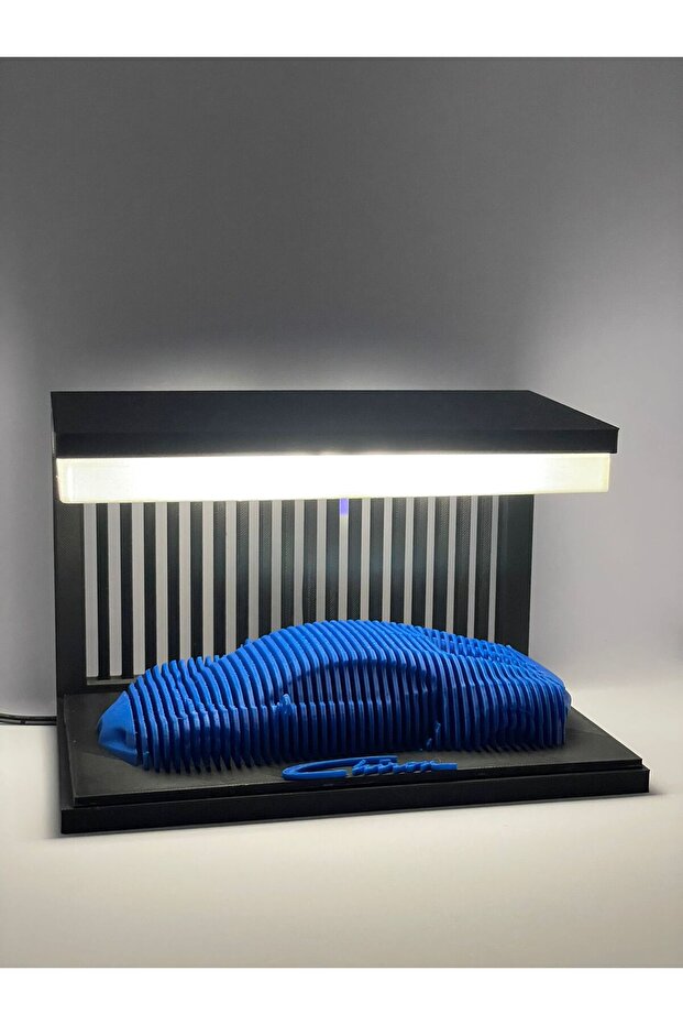 Chiron Led Işıklı Araba Masa Lamba Dekoru - 3