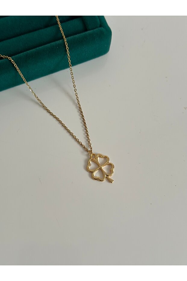 Yonca Şans Çelik Kolye - 3