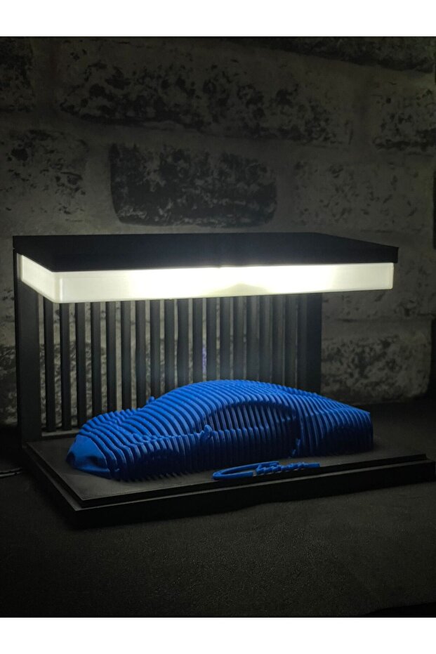 Chiron Led Işıklı Araba Masa Lamba Dekoru - 1