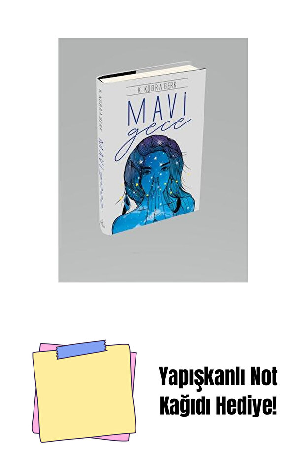MAVİ GECE, CİLTLİ + Yapışkanlı Not Kağıdı - 1