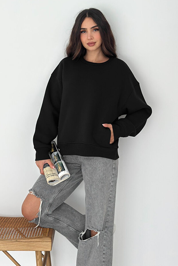 Women's Oversize Sweatshirt – Relaxed Fit and Casual Style