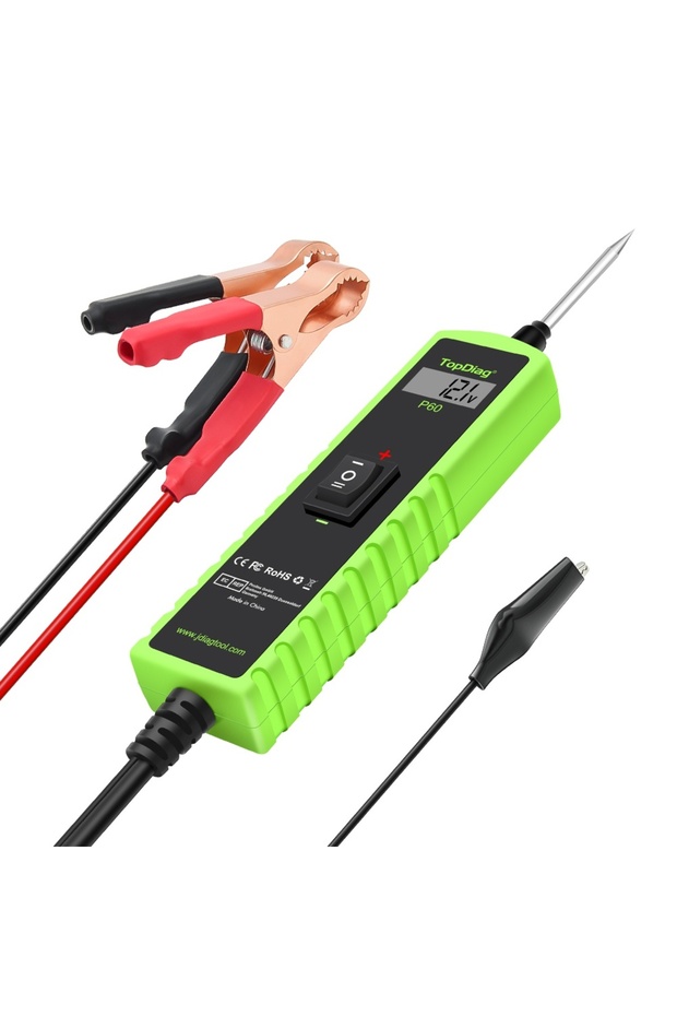TopDiag P60 Car Electrical Circuit Tester, 6-30V, Diagnostic with LCD display, Short Circuit - 2