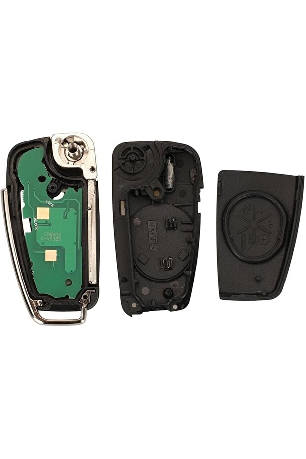 Cheie auto programabilă cu 3 butoane pentru Audi Q7 B7 Q3 A3 TT A2 A8 A6 A6L A4 S5 C5 C6 B6 A4L A5 - 3