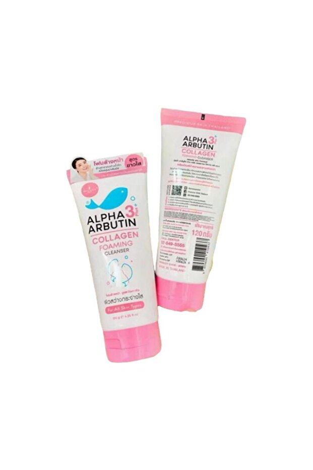 alpha arbutin collagen foaming cleanser