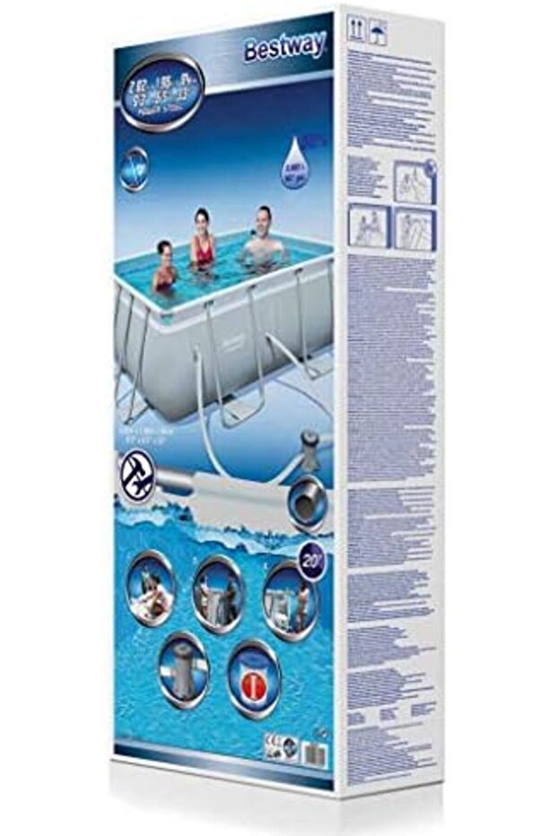 Power Steel Rectangular Pool Set - 5
