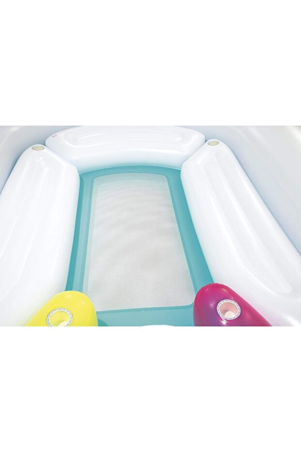 H2OGO! Giant Unicorn Floating Island Raft | Giant Inflatable Pool Float for Adults | Includes Mesh-B - 7