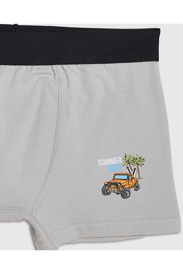 2 Pack Printed Boxer Briefs - 5
