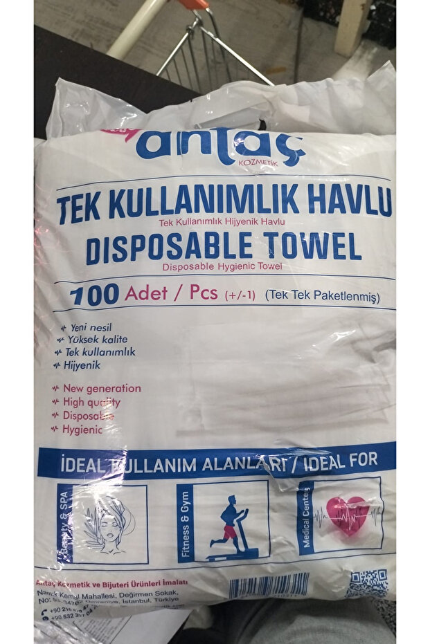 100 Lü Tek kullanımlık Havlu - 1
