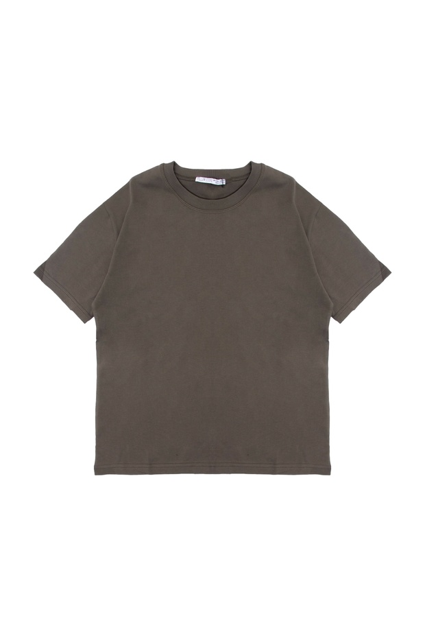 Regular Fit Basic Dark Green Tshirt - 1