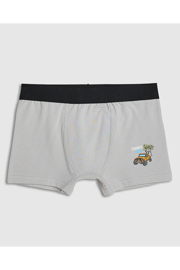 2 Pack Printed Boxer Briefs - 3