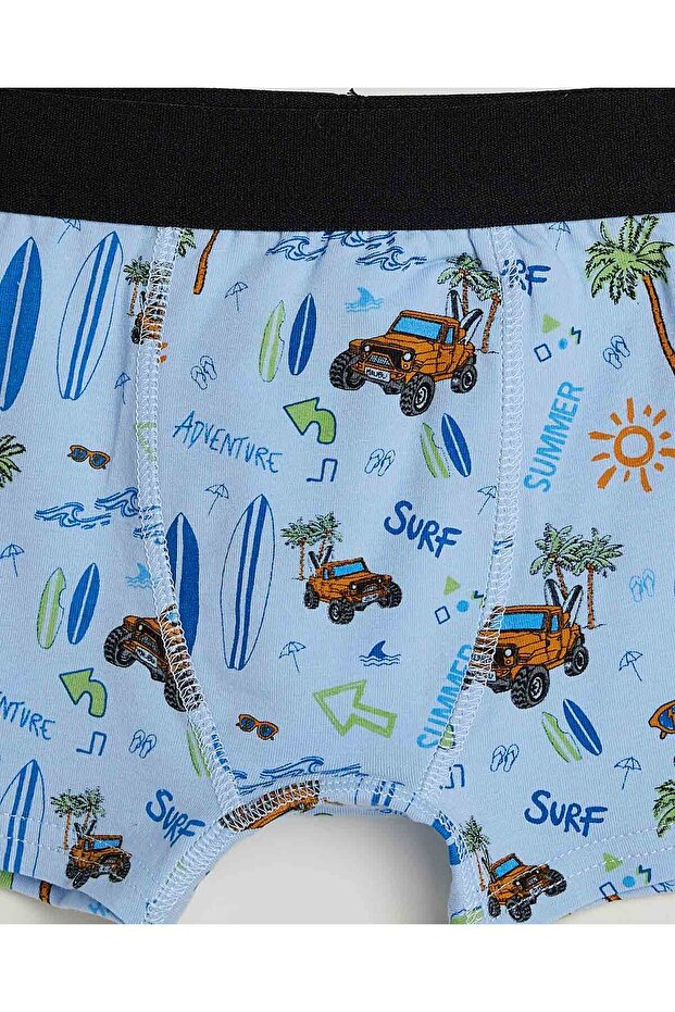2 Pack Printed Boxer Briefs - 4