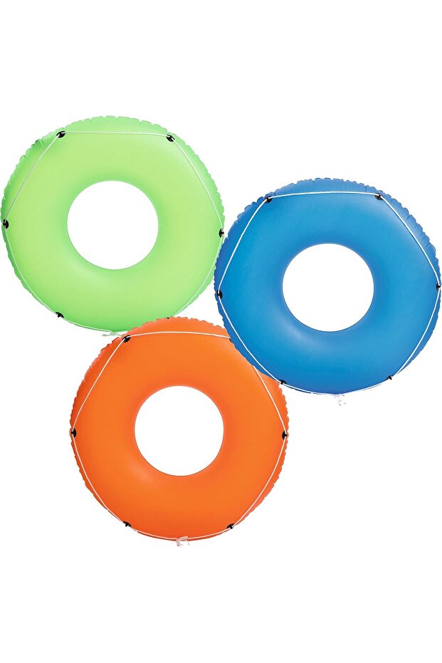 Color Blast Swim Ring Inflatable Pool Raft Float
