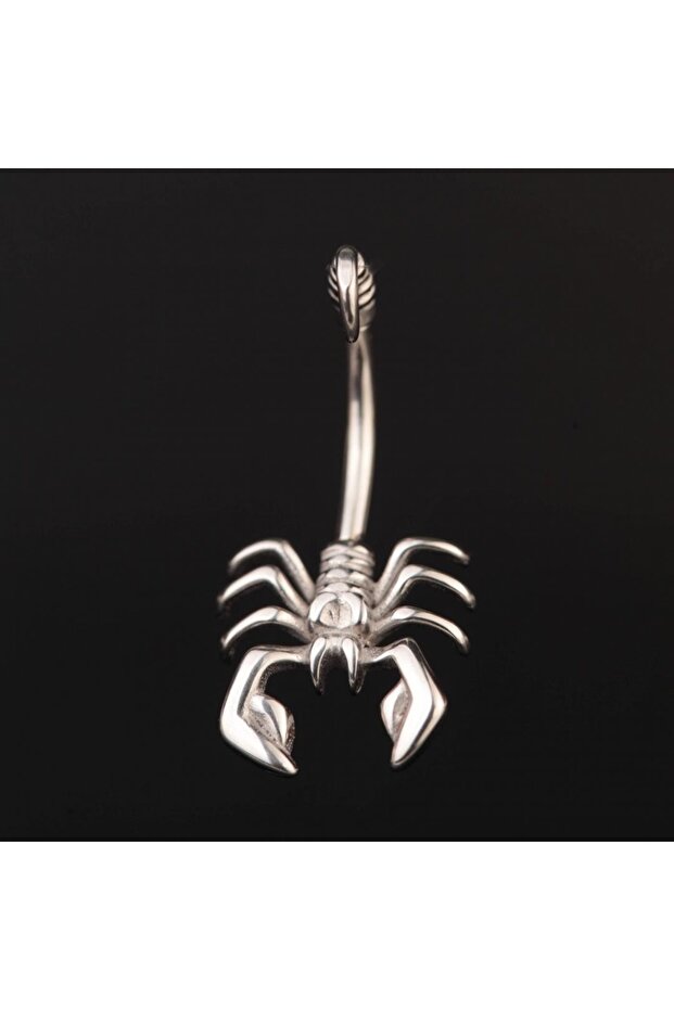 Akrep Çelik Göbek Piercing - 1