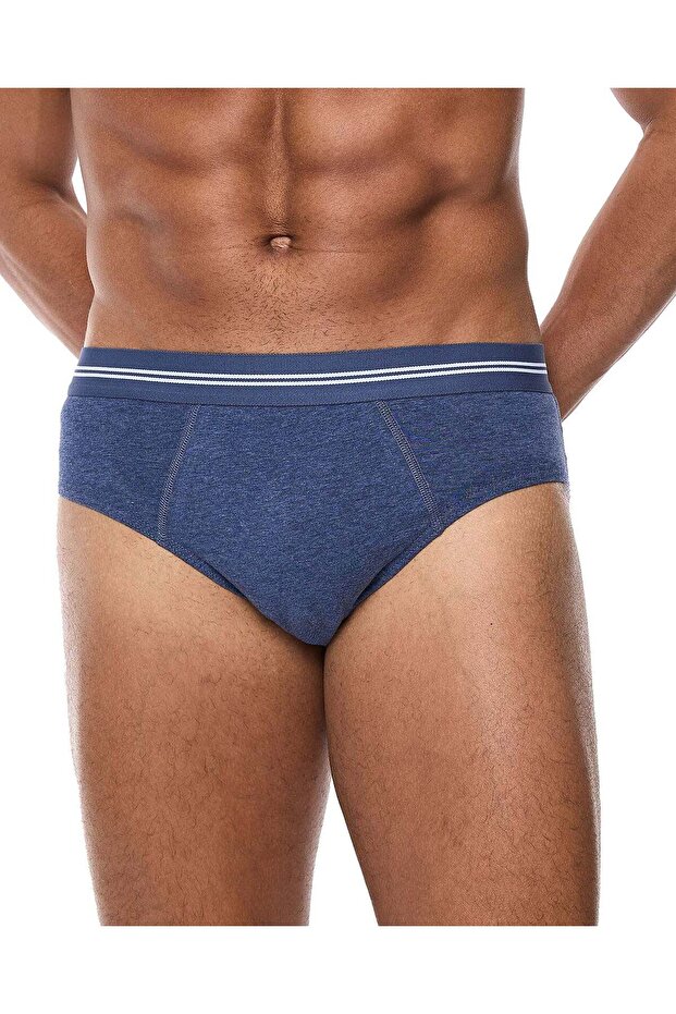 3 Pack Solid Briefs - 2