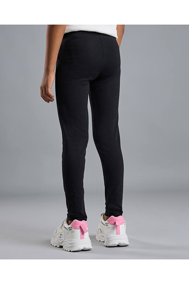 بنطال ضيق سادة بخصر مطاطي - 5