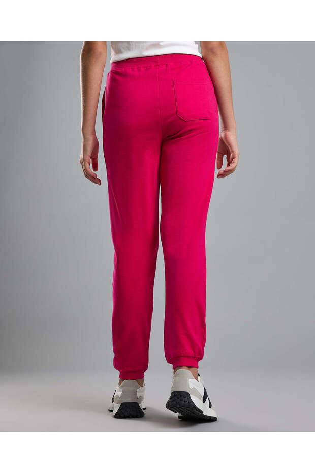 Solid Joggers with Drawstring Waist - 3