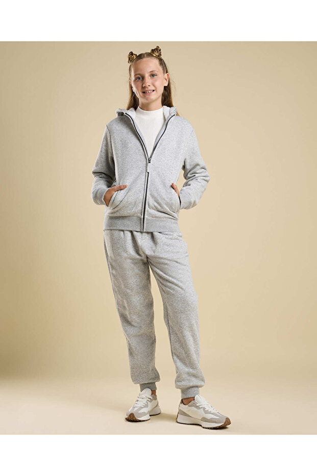 Textured Hooded Clothing Set