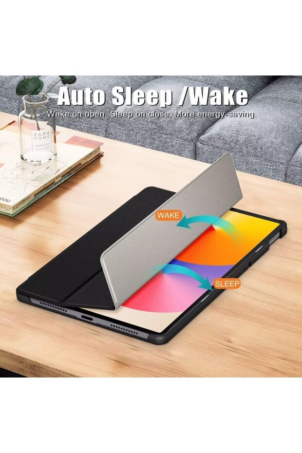 Huawei Matepad SE 11 2024 Güçlü Manyetik Smart Kapak Devrilmez Standlı Uyku Modlu Tablet Kılıfı - 3