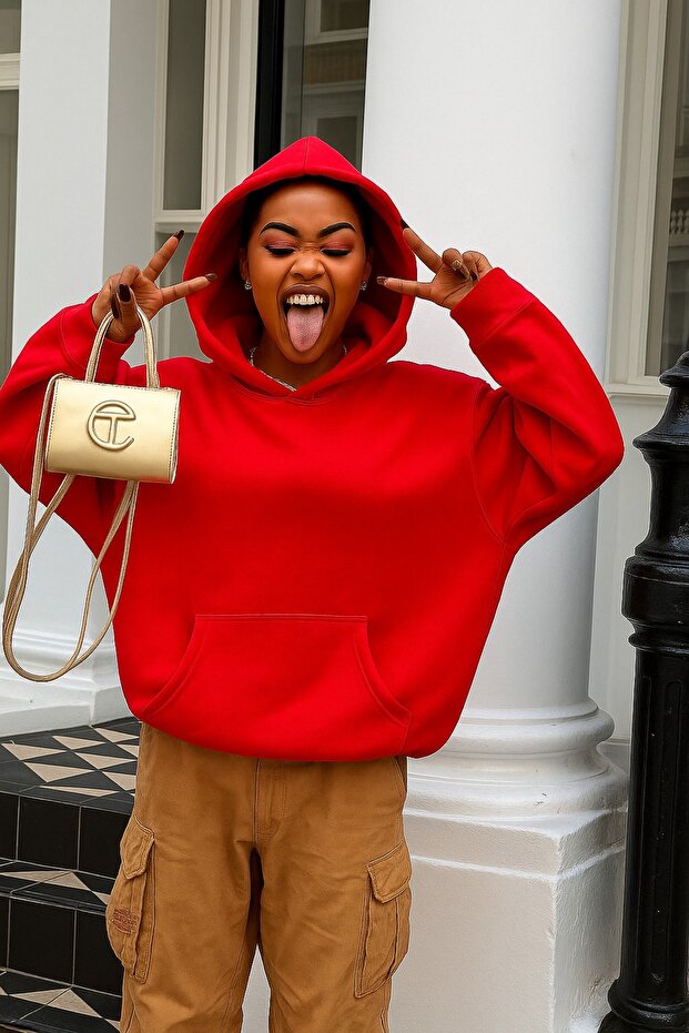 3 Yarn Combed Cotton Unisex Solid Color Sweatshirt