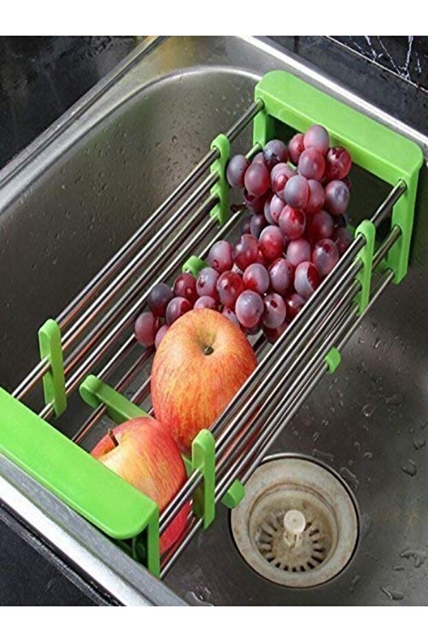 Stainless Steel Kitchen Drain Shelf Rack Fruit Vegetable Wash Stand