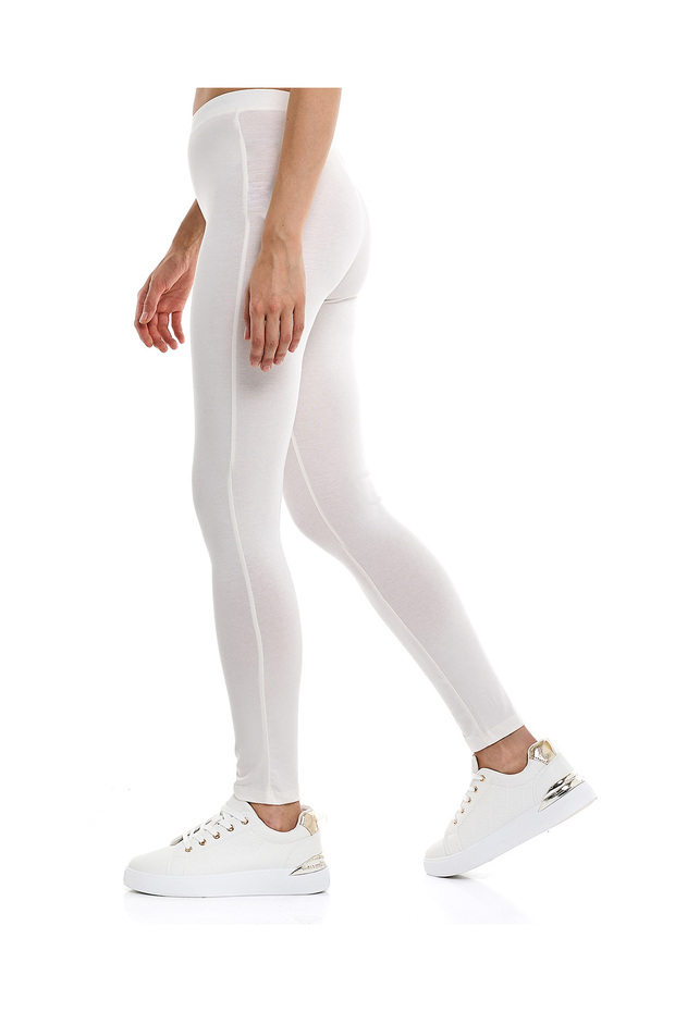 بنطال ضيق سادة بخصر مطاطي - 4