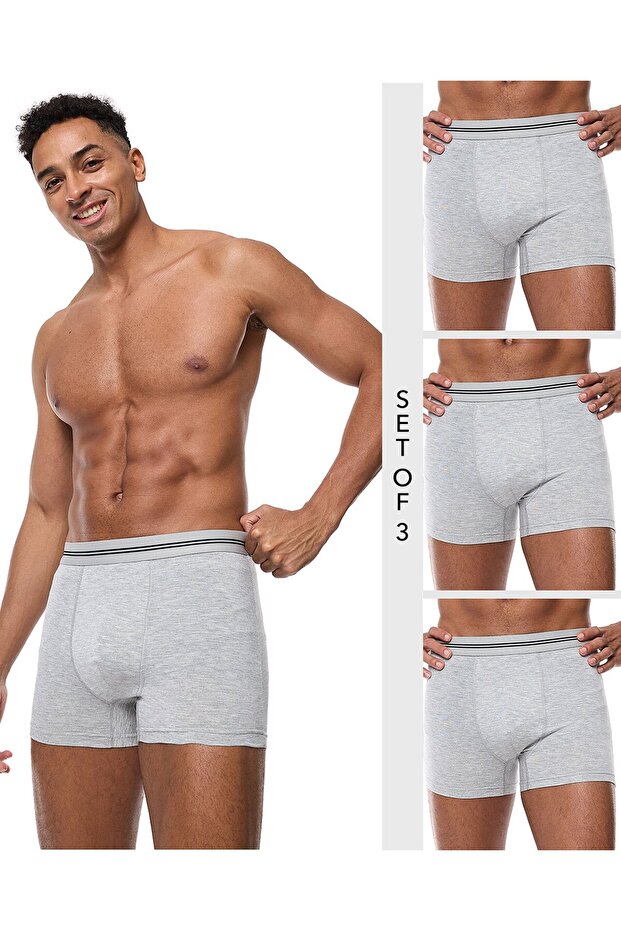 مجموعة من 3 سراويل بوكسر - 1
