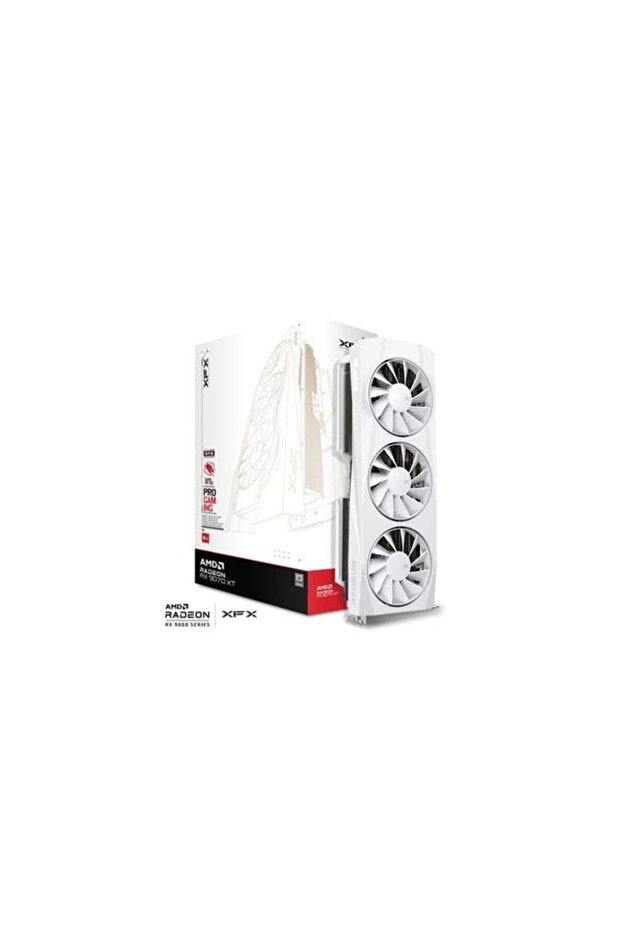 Placă video Quicksilver AMD Radeon RX 9070 XT White Gaming Edition, 16GB, GDDR6, 256-bit - 5