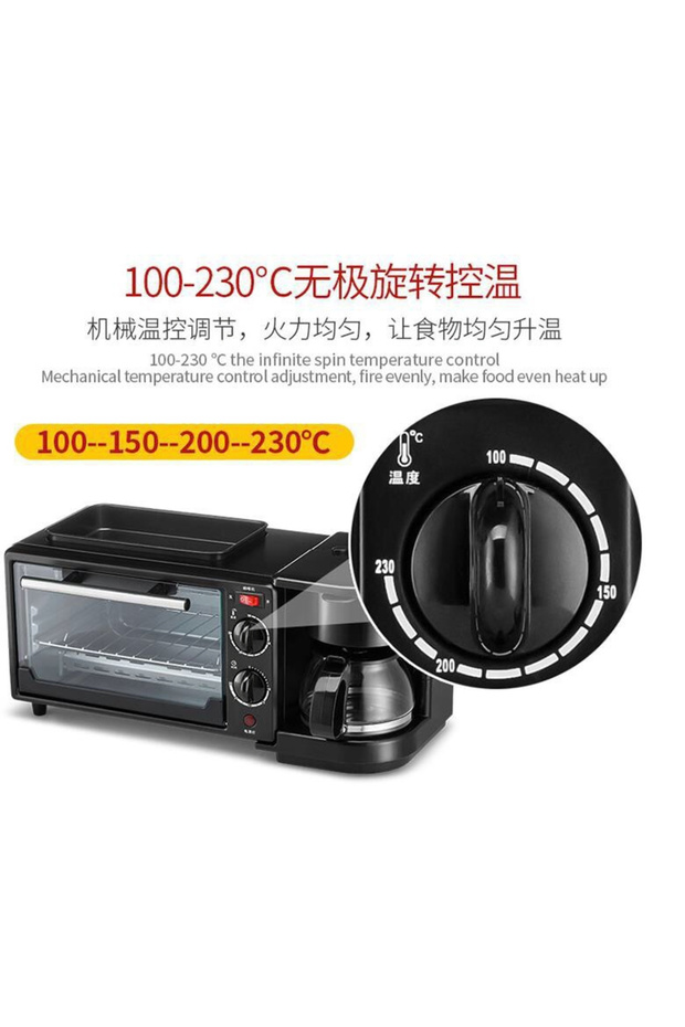 3-in-1 Multifunctional Breakfast Maker Toaster Coffee Machine - 6