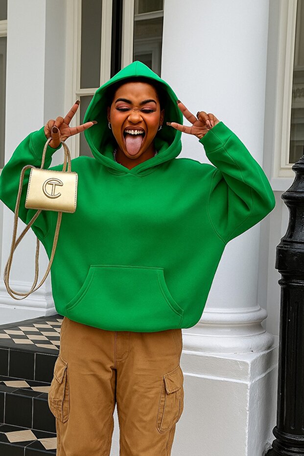 3 Yarn Combed Cotton Unisex Solid Color Sweatshirt