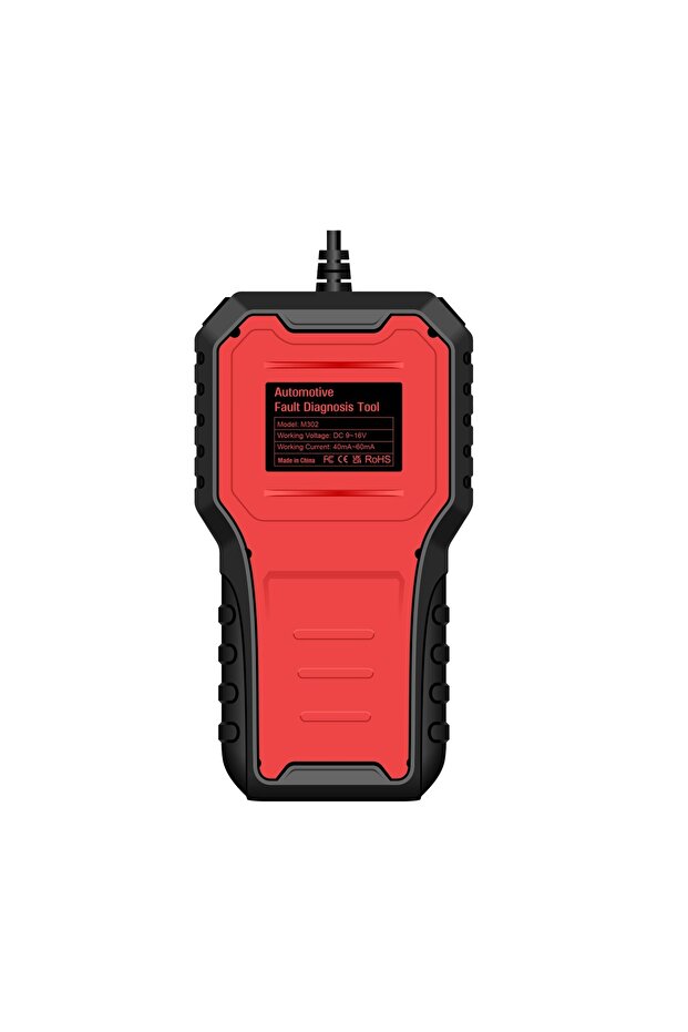 M302 Car Diagnostic Tester, OBD II, Oil Service Reset, Live Data, O2 Sensor Test, QR Code - 5