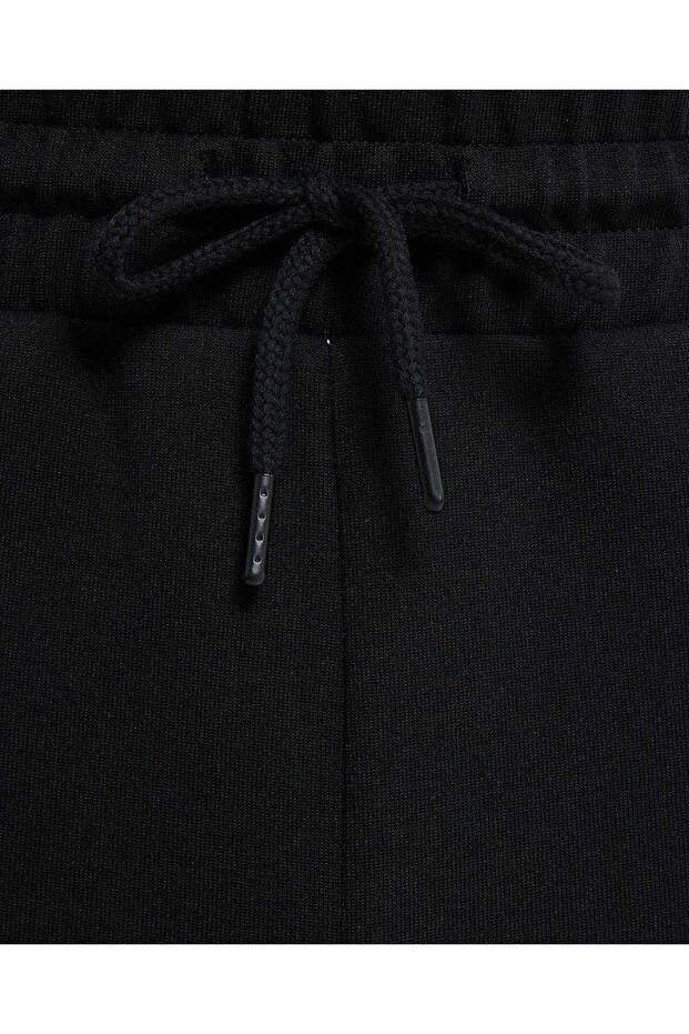 Knitted Shorts with Drawstring Waist - 6