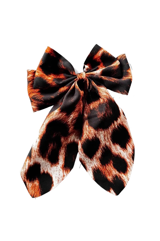 مشبك مشبك بنمط الفهد البني - 2