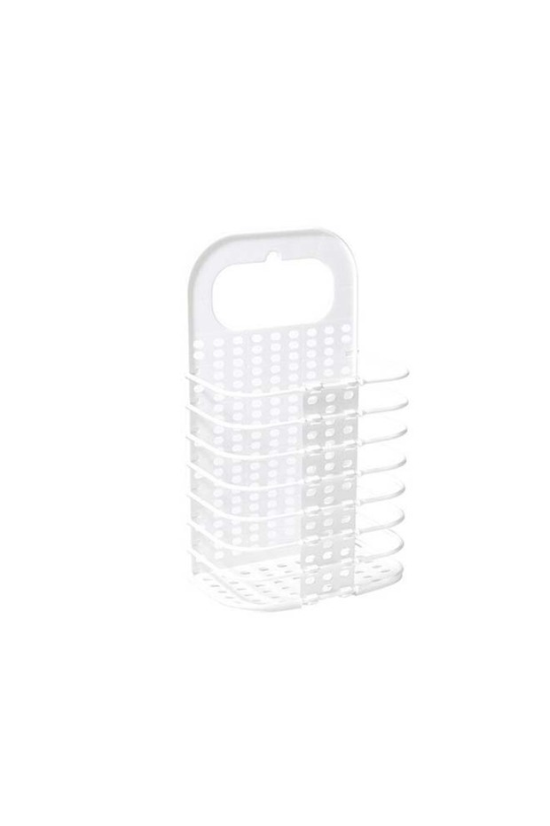 Foldable Laundry Basket White 28x17x46 cm