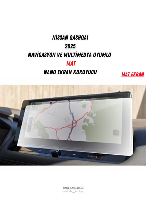 Nissan Qashqai 2025 Navigation and Multimedia Compatible Matte Screen Protector