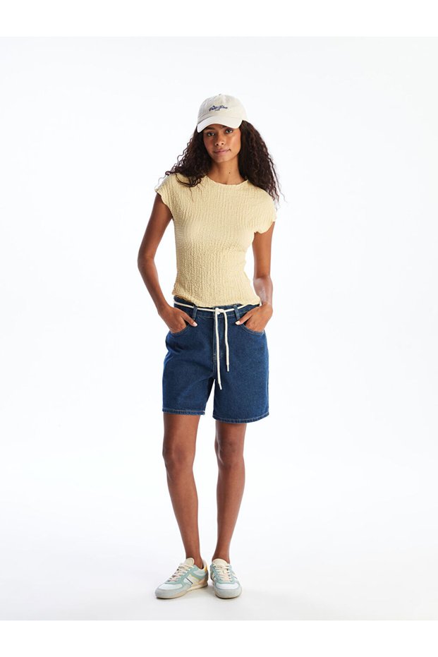 Quality Pieces from Çelebi Store Mom Fit Women's Jean Shorts