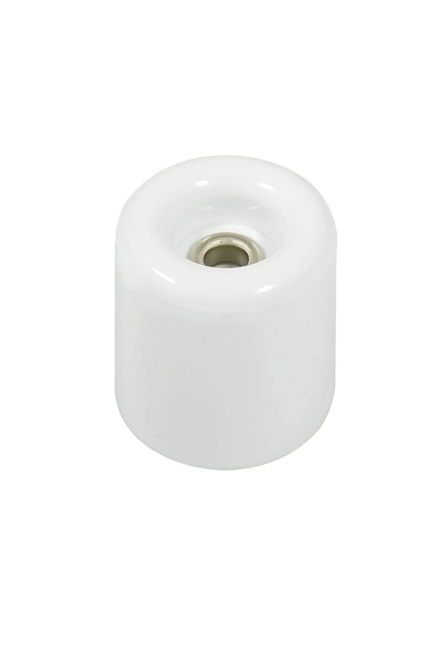 Plastic Door Stopper - White, 40 mm