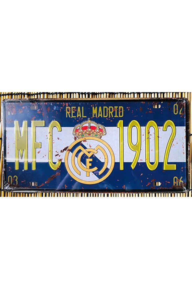 FFD Metal Wall Plate Tin Sign Metal Poster Plate Painted Modern Design Car Plate Tin 1 Piece