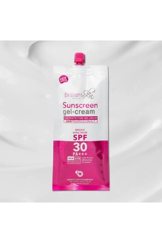 Brilliant Skin Sunscreen Gel Cream Sun Protection And Professional Broad Spectrum Spf 30 Pa